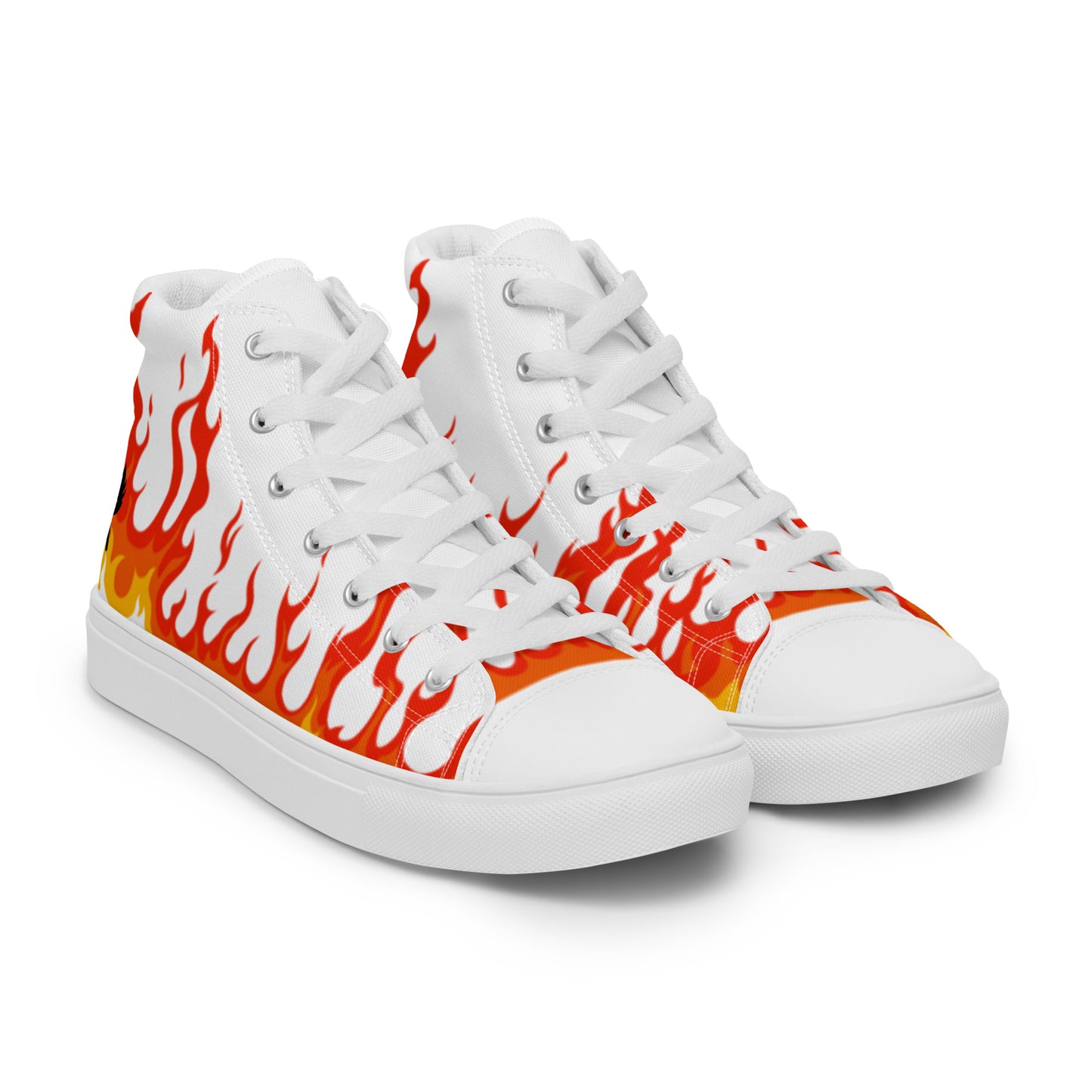 "Lil Flame" Men's high top canvas shoes
