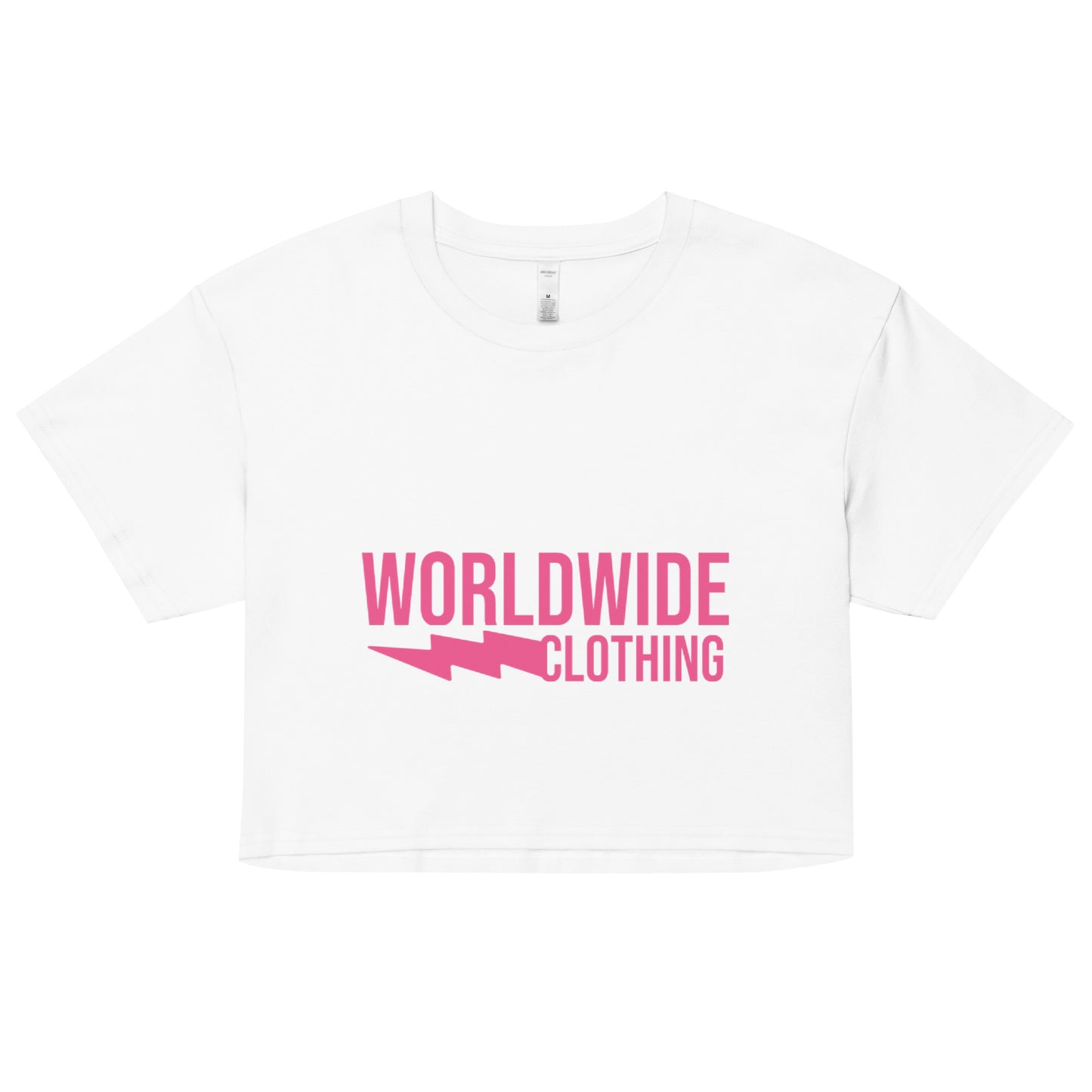 Breast cancer awareness Worldwide women’s crop top