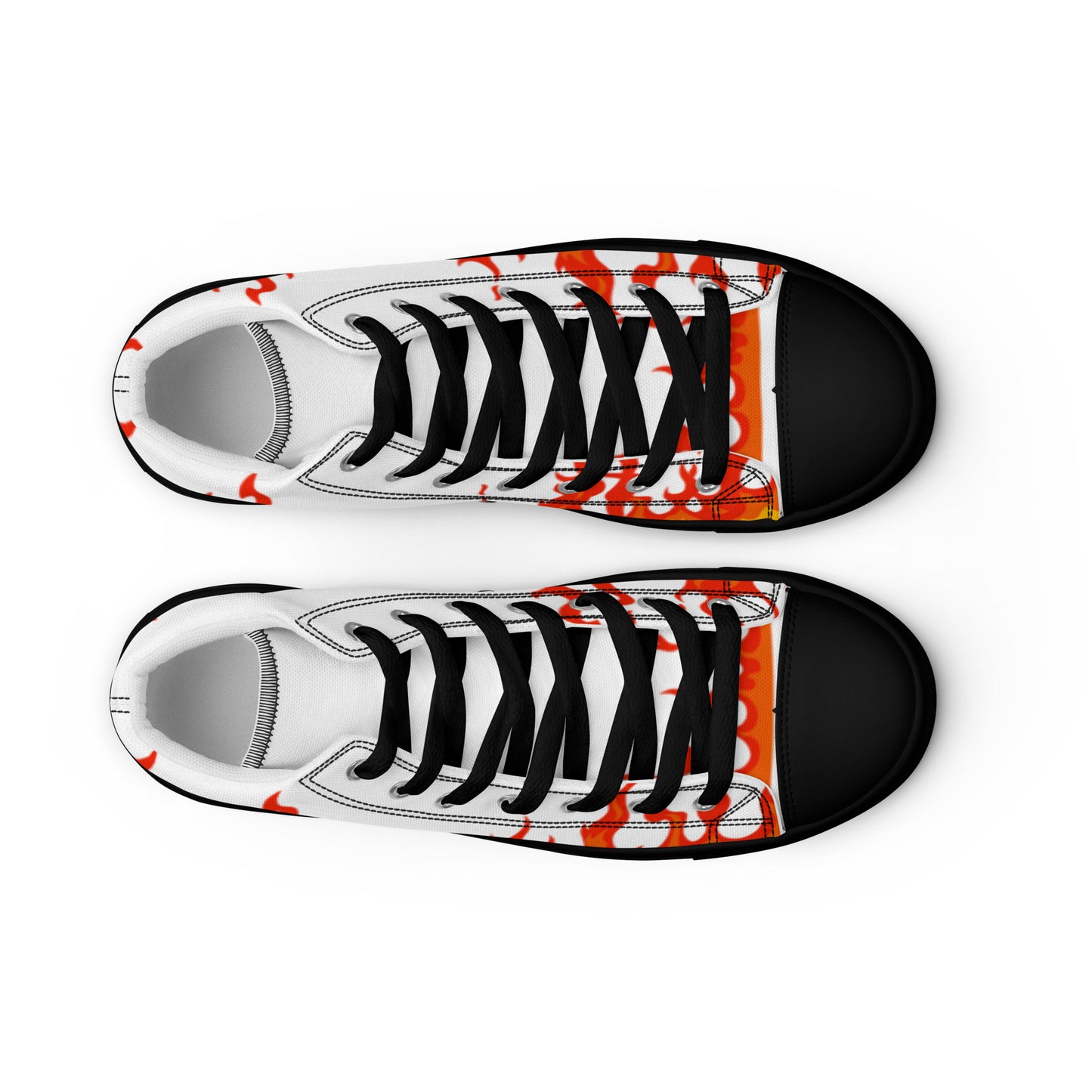 "Lil Flame" Men's high top canvas shoes