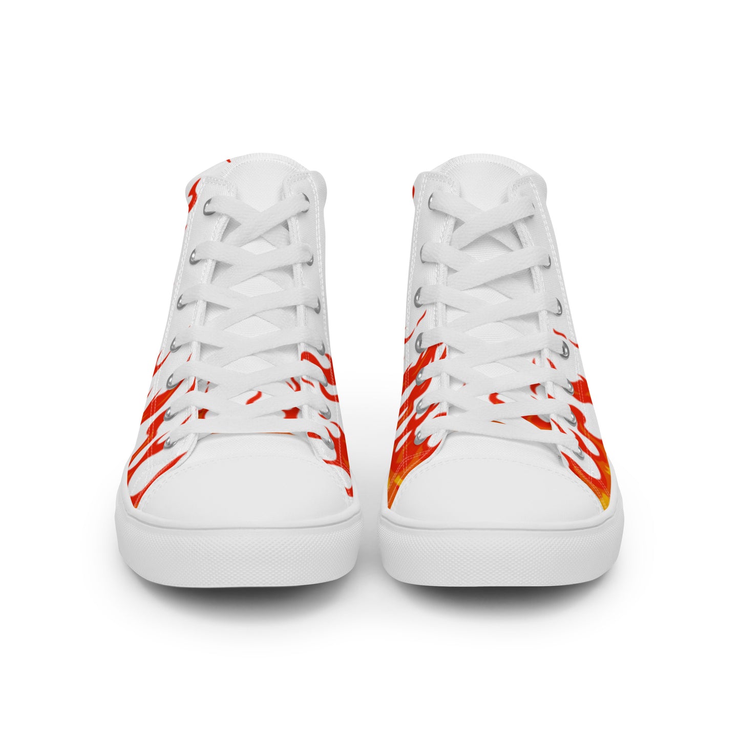 "Lil Flame" Men's high top canvas shoes