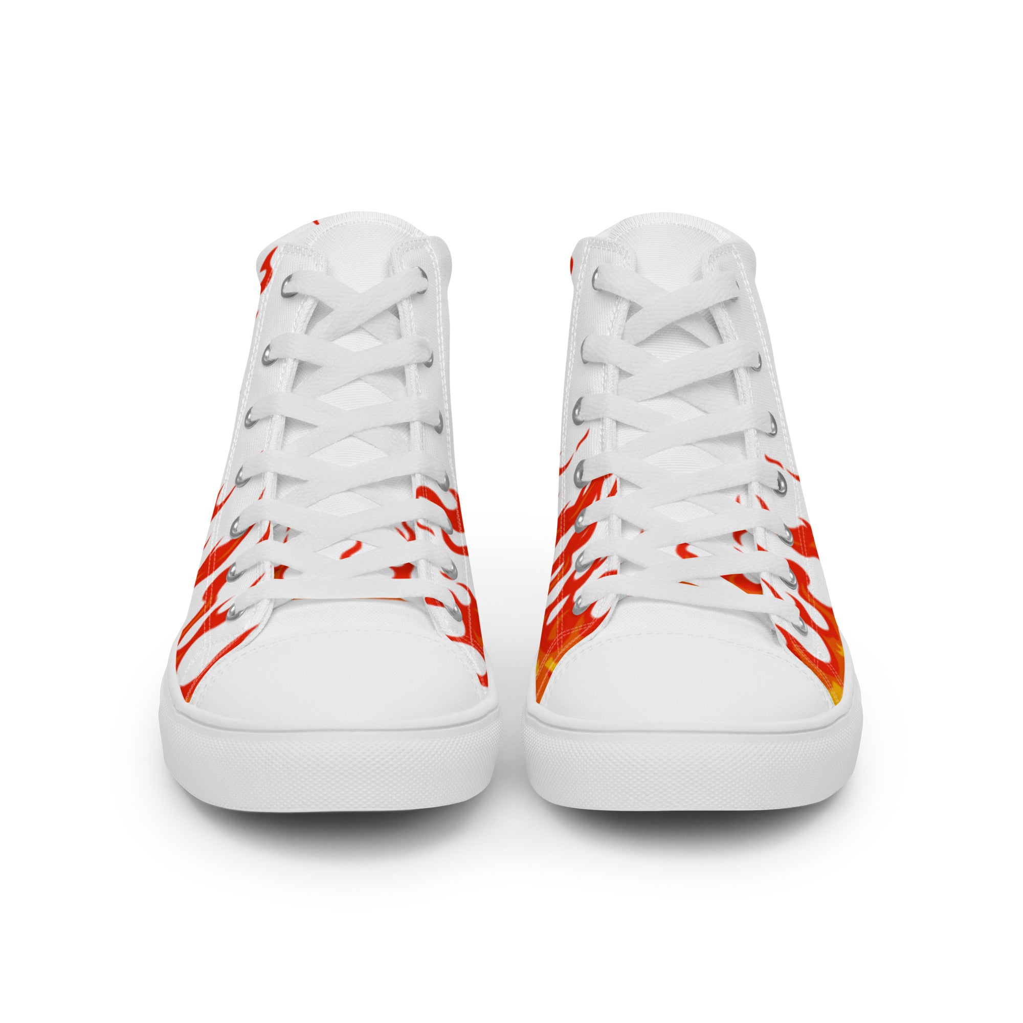 "Lil Flame" Men's high top canvas shoes